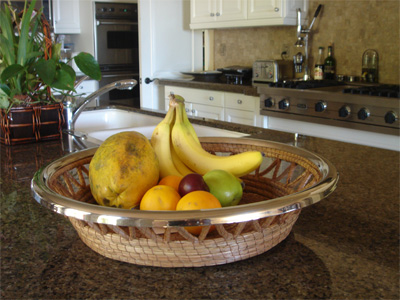 Pine needle baskets