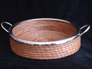 Nickel pine basket